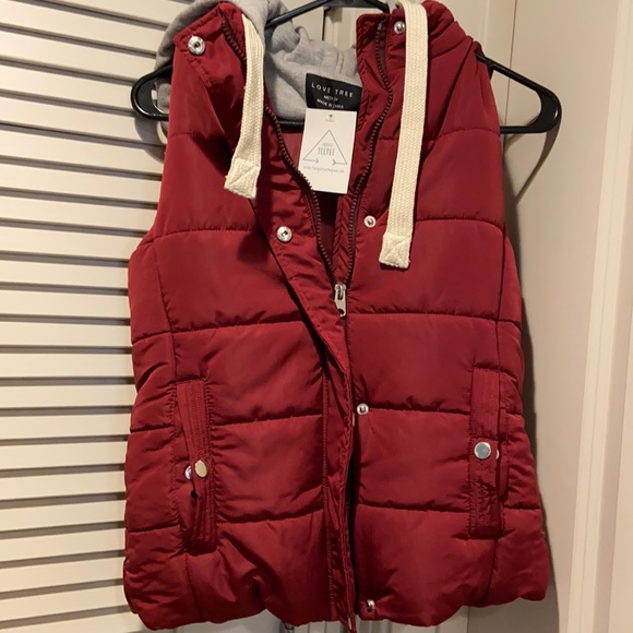 Love Tree Other - Red Jacket Vest